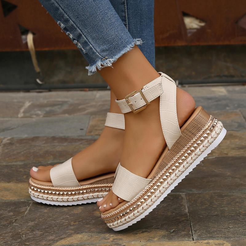 Buckle-Up for the Summer Peep-Toe Shoes