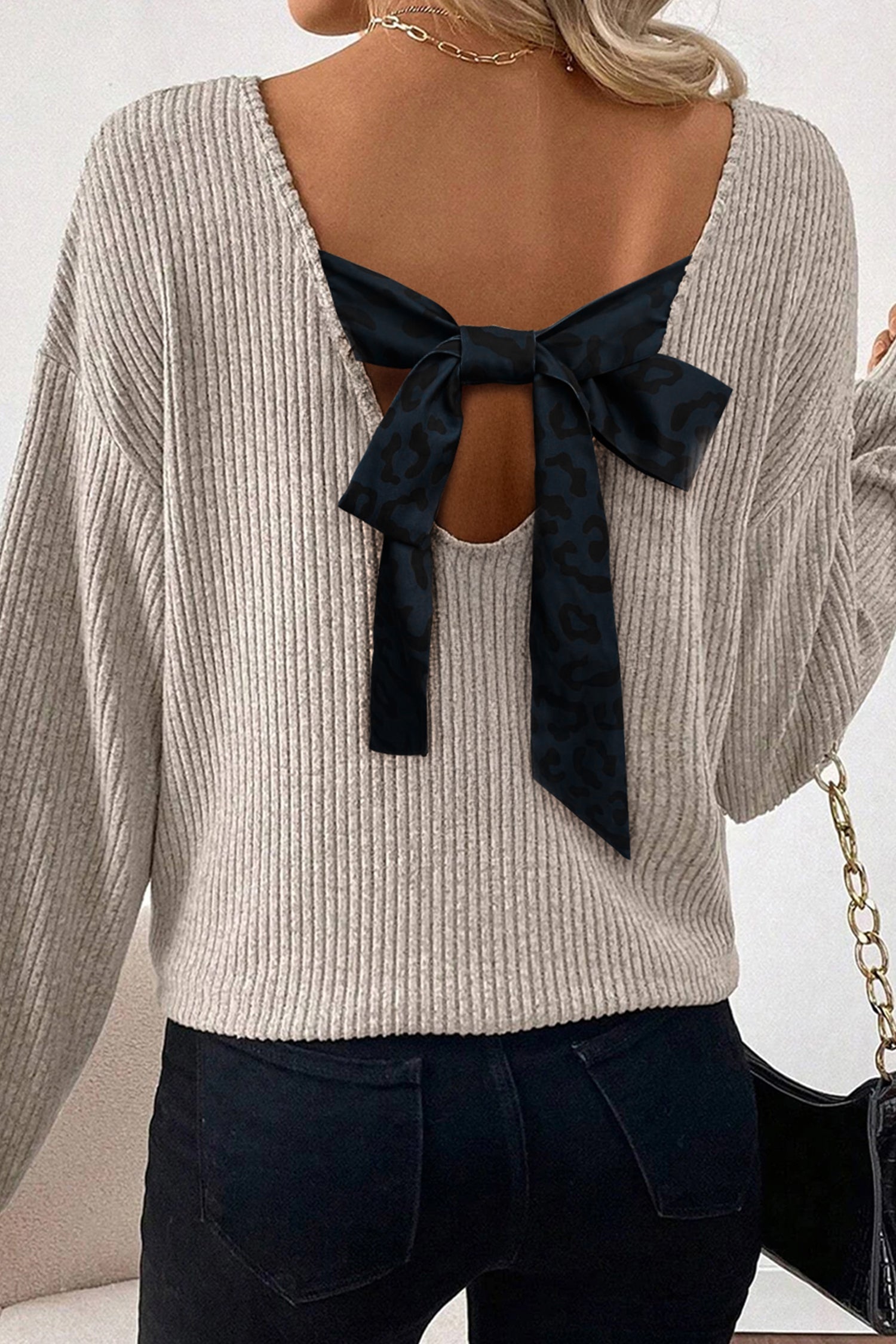 Sweetheart Tie-Back Knit