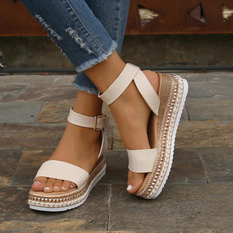 Buckle-Up for the Summer Peep-Toe Shoes