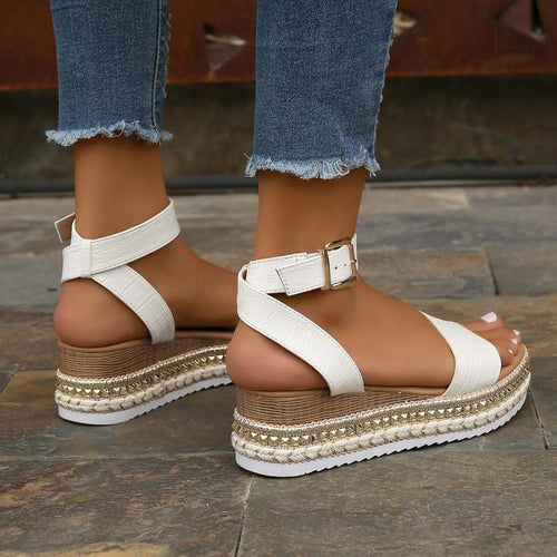 Buckle-Up for the Summer Peep-Toe Shoes