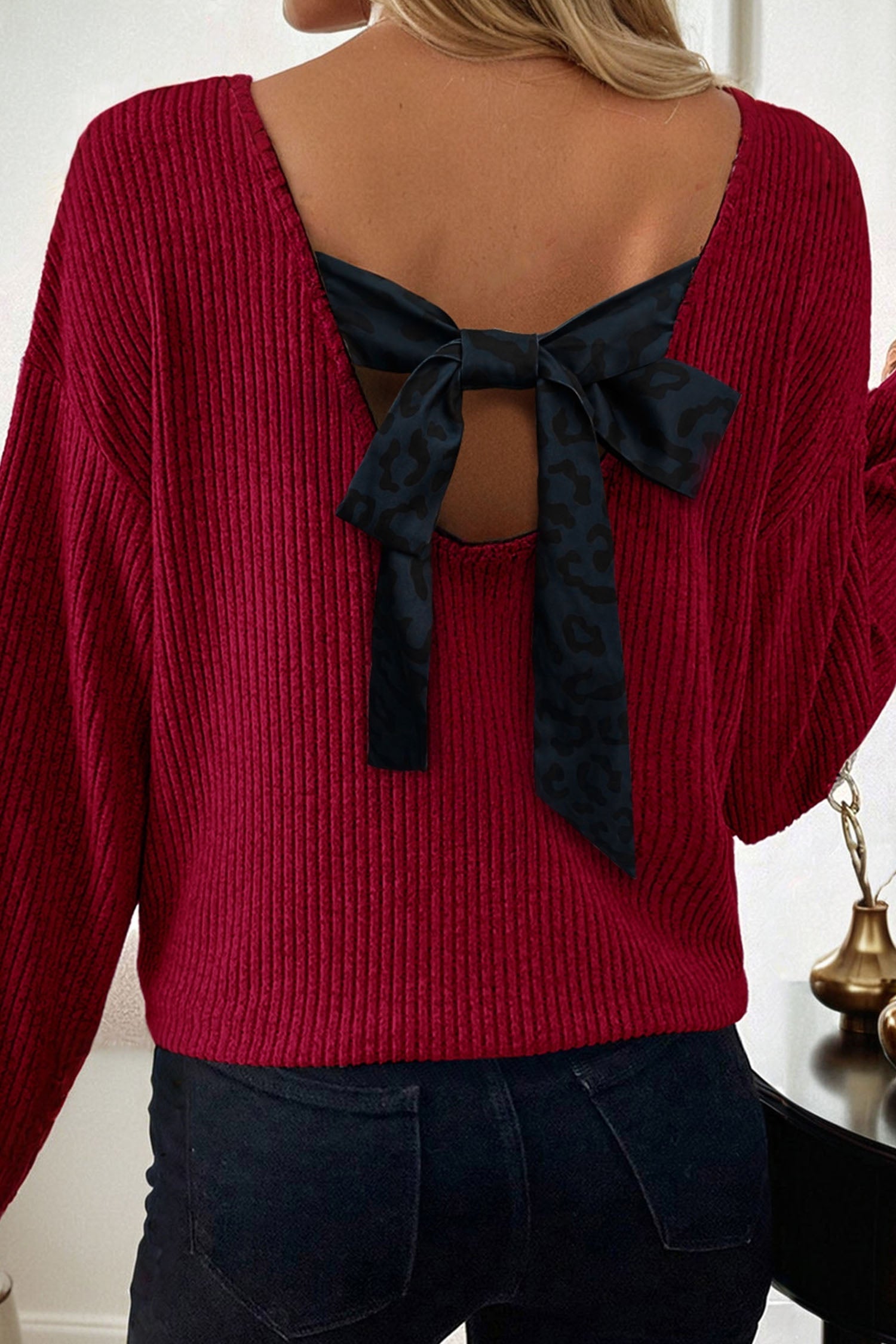 Sweetheart Tie-Back Knit
