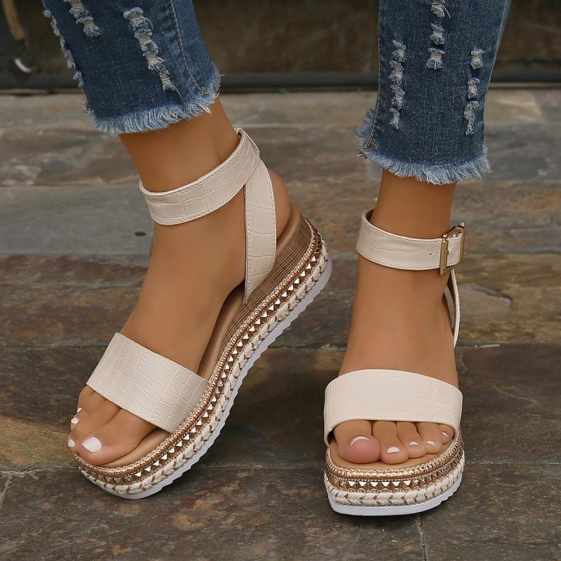 Buckle-Up for the Summer Peep-Toe Shoes