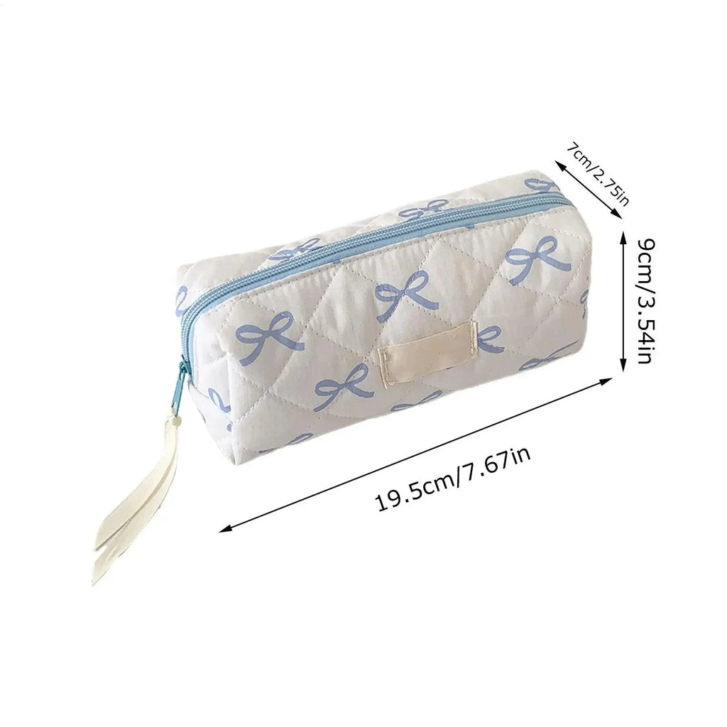 Bow & Bloom Pencil and Makeup Pouch