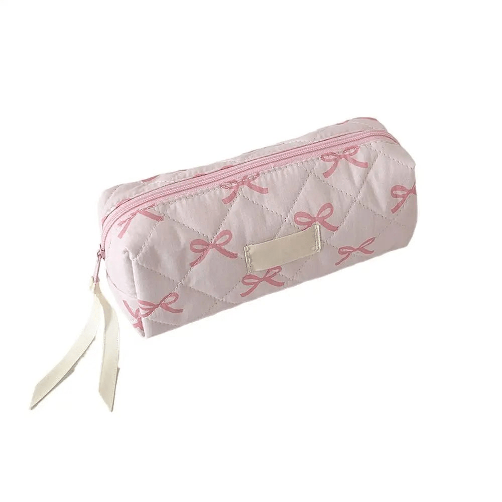 Bow & Bloom Pencil and Makeup Pouch