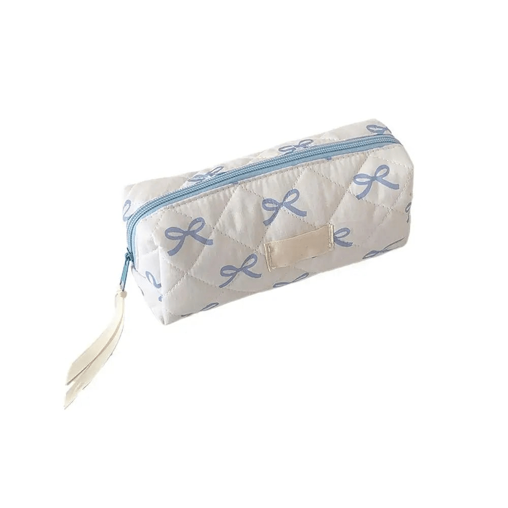 Bow & Bloom Pencil and Makeup Pouch